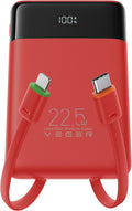 VEGER Carga rápida de 22,5 W, cargador portátil de 10000 mAh con ca...