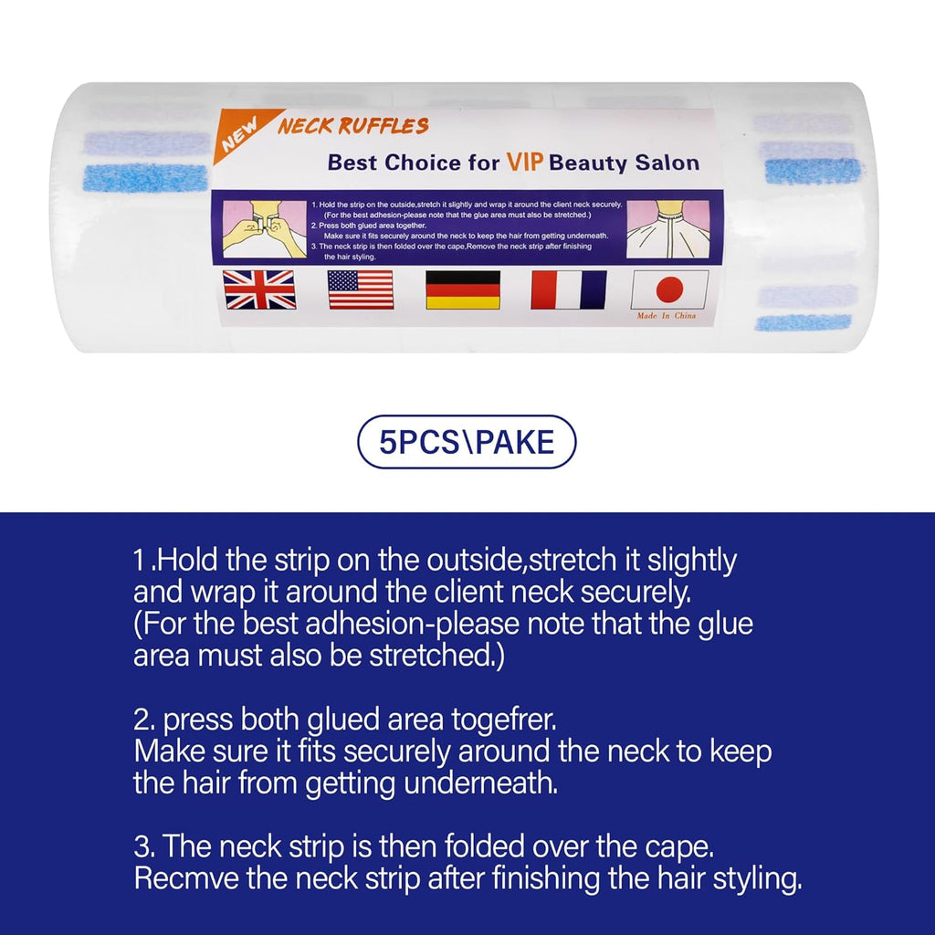 Papel desechable para cuello de peluquero con herramienta de acceso...