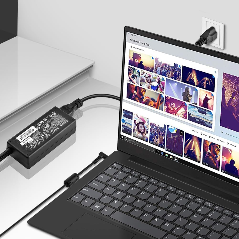 Cargador compatible con computadora portátil HP 65W 45W Adaptador d...