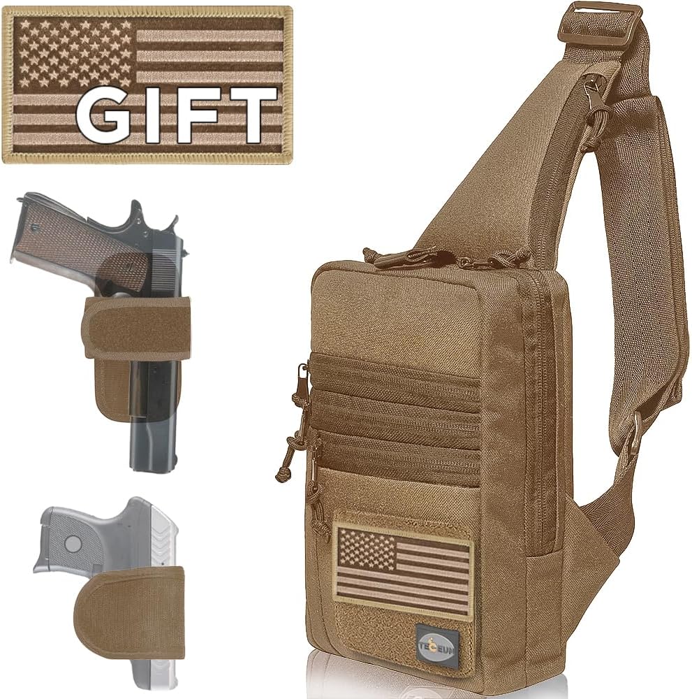 TECEUM Bolso táctico compacto con parche \u2013 CCW para todos los...