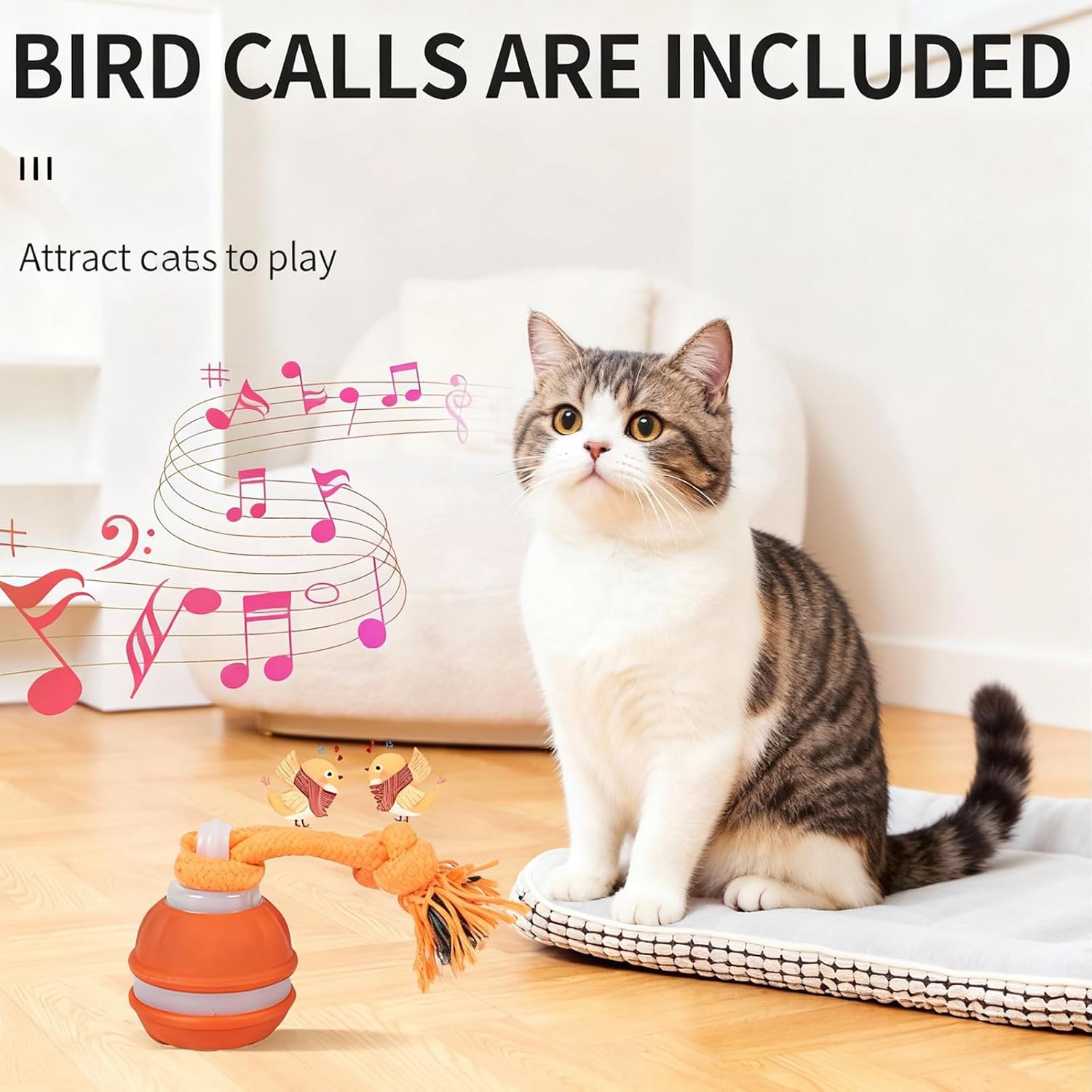 SPGSWCY Juguetes interactivos inteligentes para gatos de interior \...