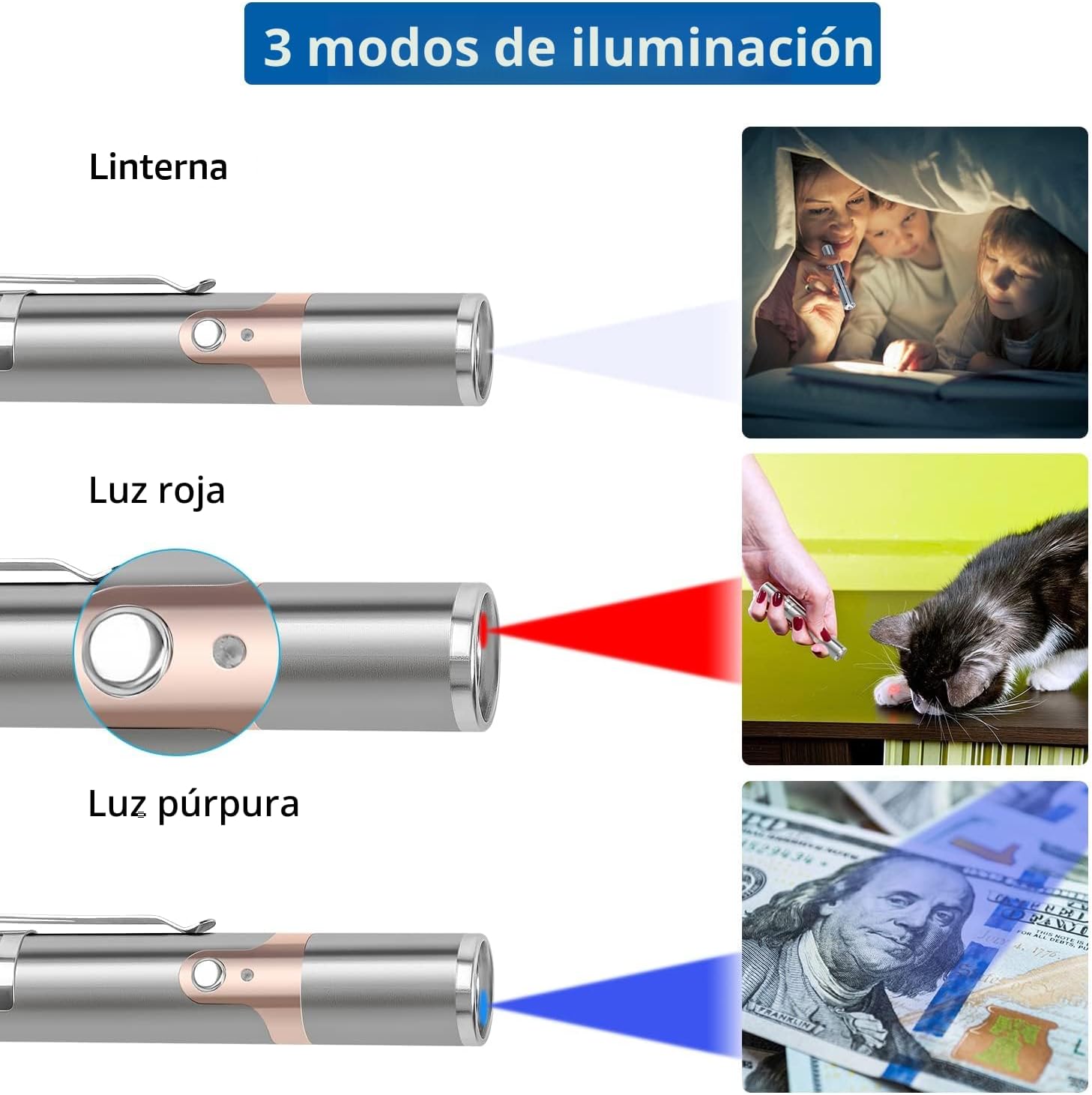 TBTeek Juguetes para gatos, con caja de metal, 2 piezas, recargable...