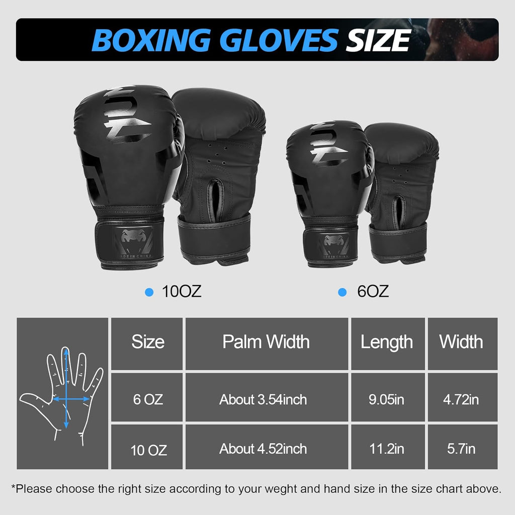 Inmorven Guantes de Boxeo, Entrenamiento Sparring, Muay Thai MMA Ki...