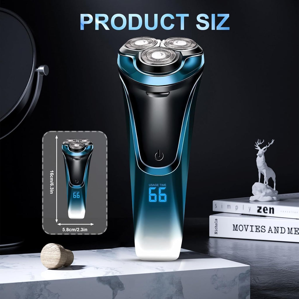 Snapbuy - Maquinilla de afeitar eléctrica para hombres, afeitadora...