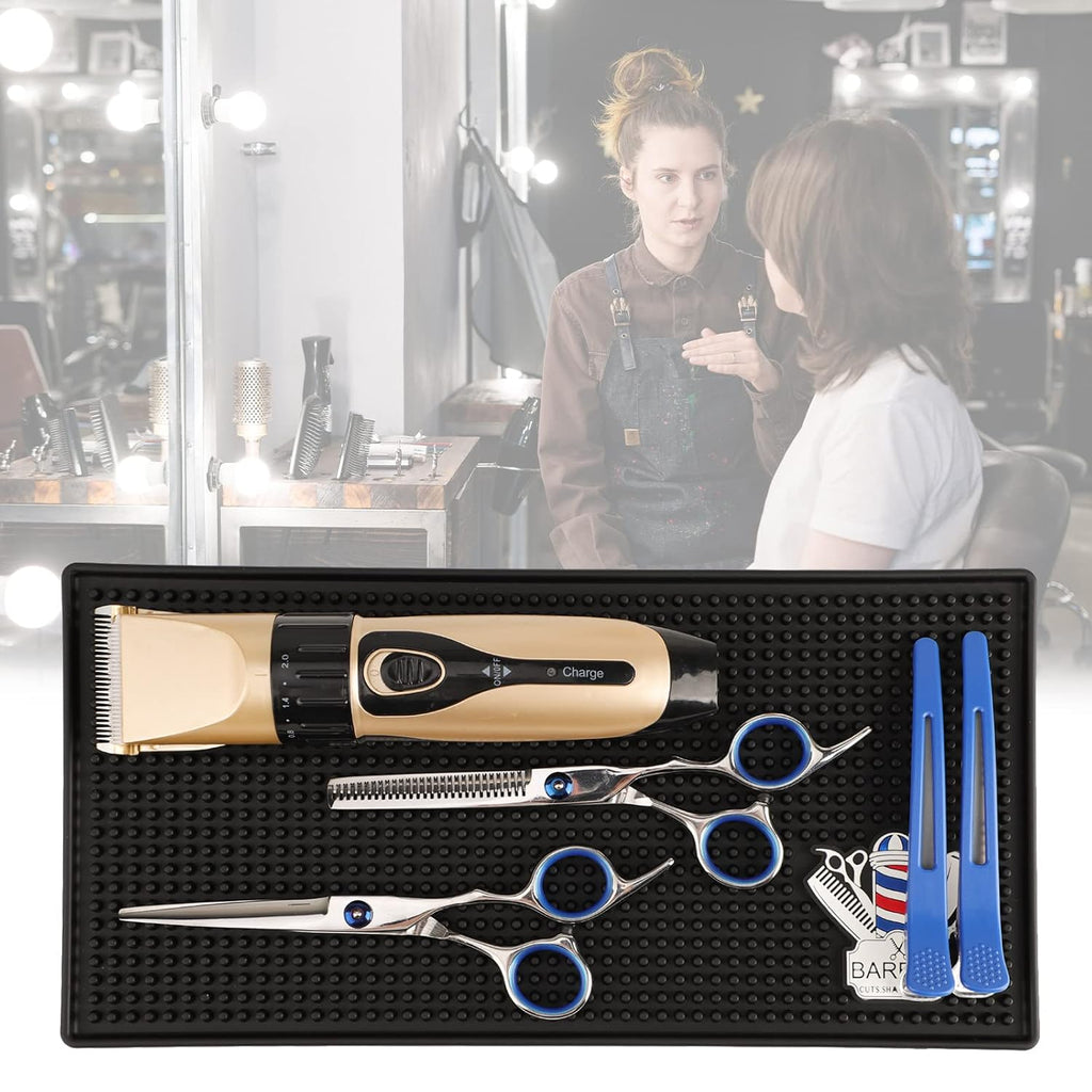 Segbeauty Alfombrilla de peluquería de 11.8 x 5.9 pulgadas, protect...