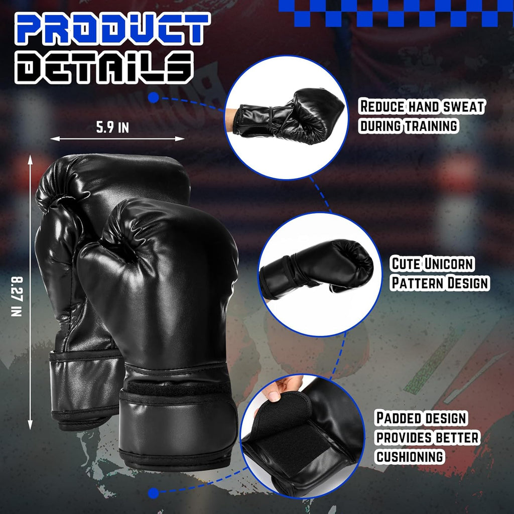 Arrowbash Juego de 2 protectores de cabeza y guantes de boxeo para...