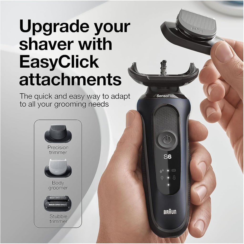 Braun Serie 6 6046cs Afeitadora eléctrica para hombre, para uso en...
