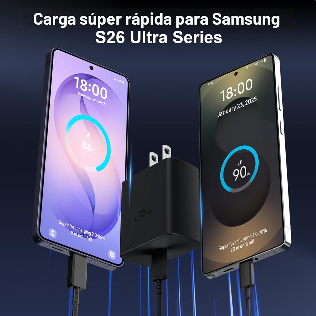 Cargador USB C súper rápido de 45 W, cargador tipo C, bloque de car...