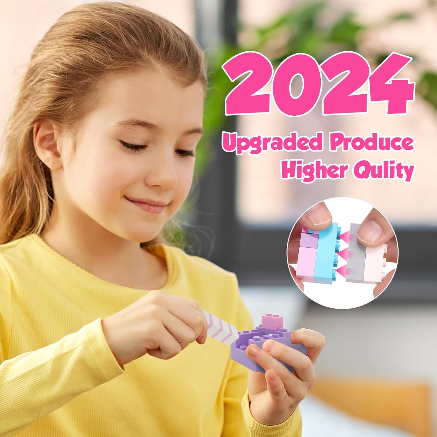ekuzi Juego de bloques de construcción creativos compatibles con la...