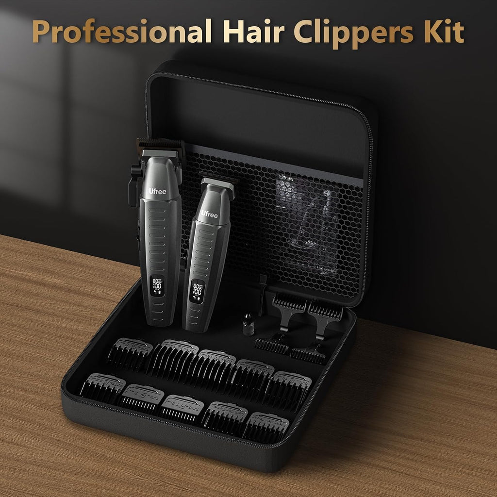 Ufree - Cortapelo profesional para hombres con bolsa, juego de cort...