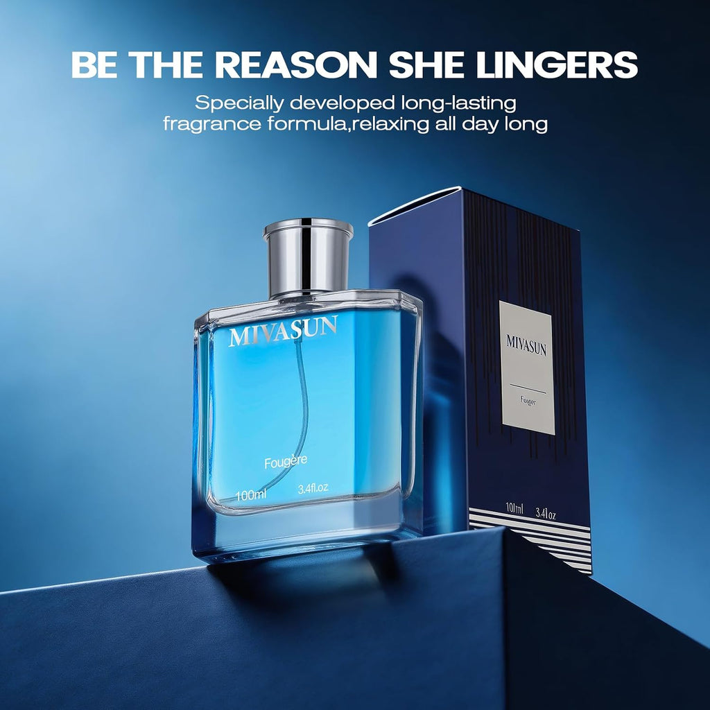 MivaSun Colonia de lujo para hombres, 3.4 fl oz \/ 3.4 onzas líquid...