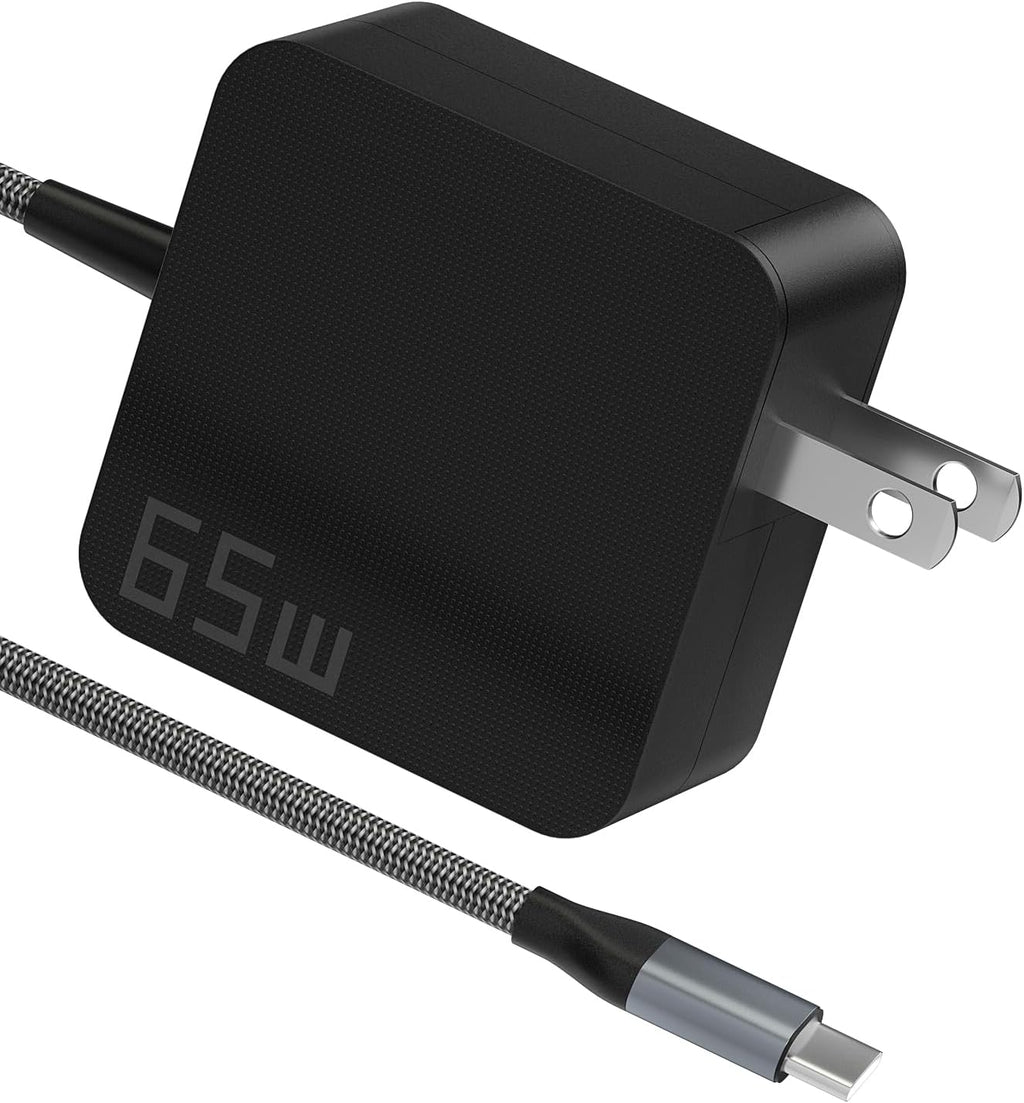 Cargador USB C para portátil de 65 W | Adaptador de corriente USB-C...