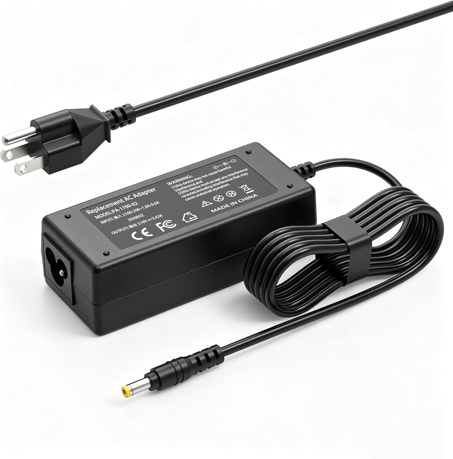 WZXHU Cargador para portátil de 65 W compatible con Acer Aspire E15...