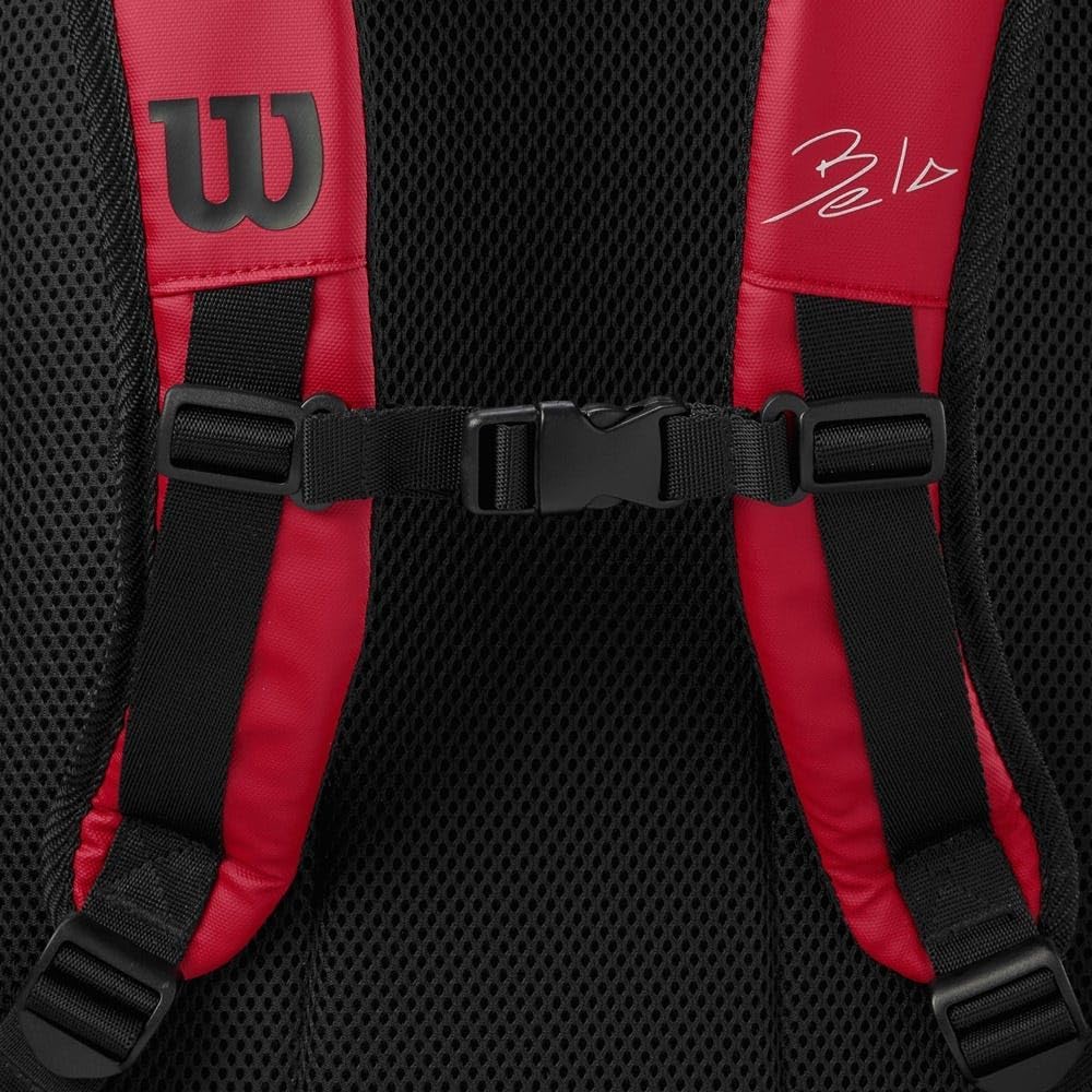 WILSON Bela DNA Super Tour Mochila - Padel, Rojo