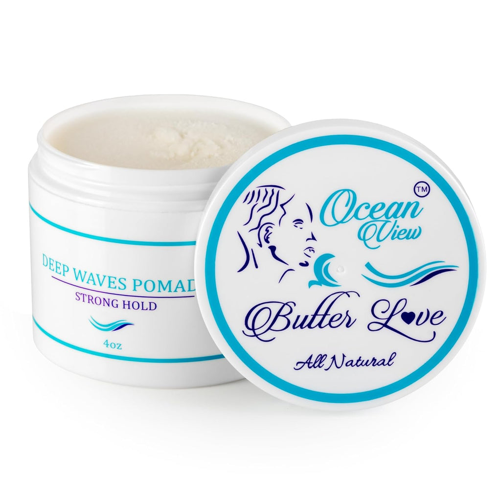 OCEAN VIEW DEEP WAVES POMADE Butter Love, grasa de ondas 360 para h...