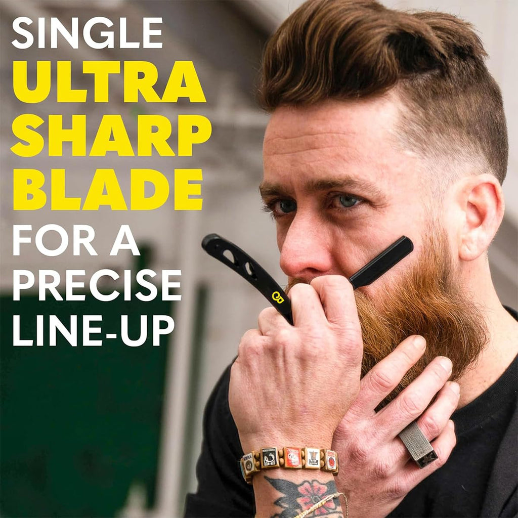 The Beard Club Recortadora de barba profesional con cuchilla en T p...