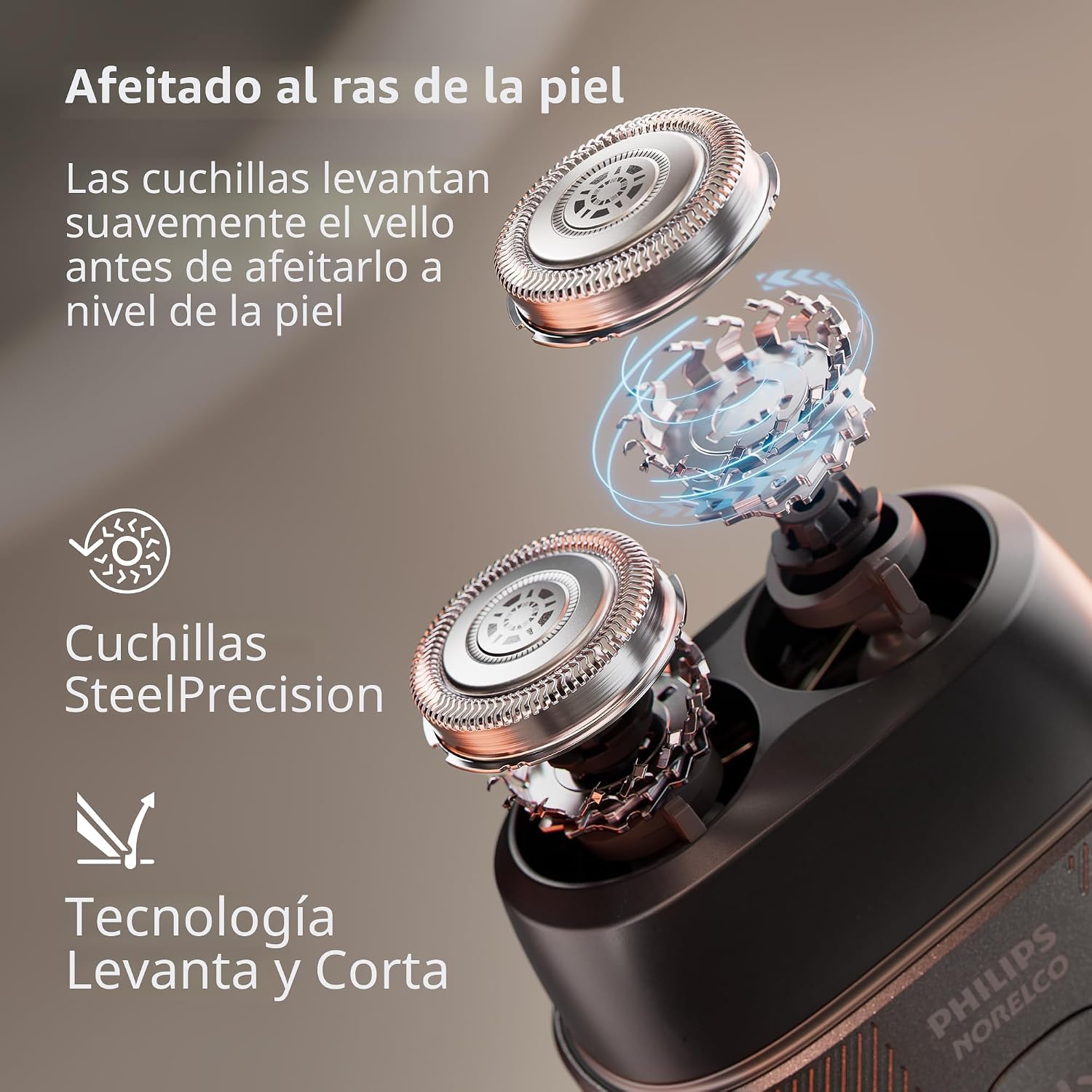 Philips Norelco Shaver Serie 500 - Afeitadora eléctrica compacta, s...