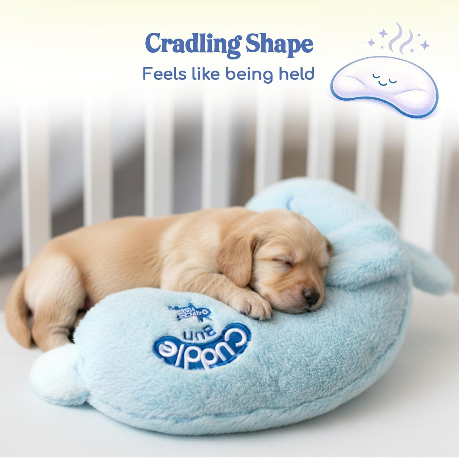 Race&amp;Herd CuddleBun - Juguete para cachorros con latido del cor...