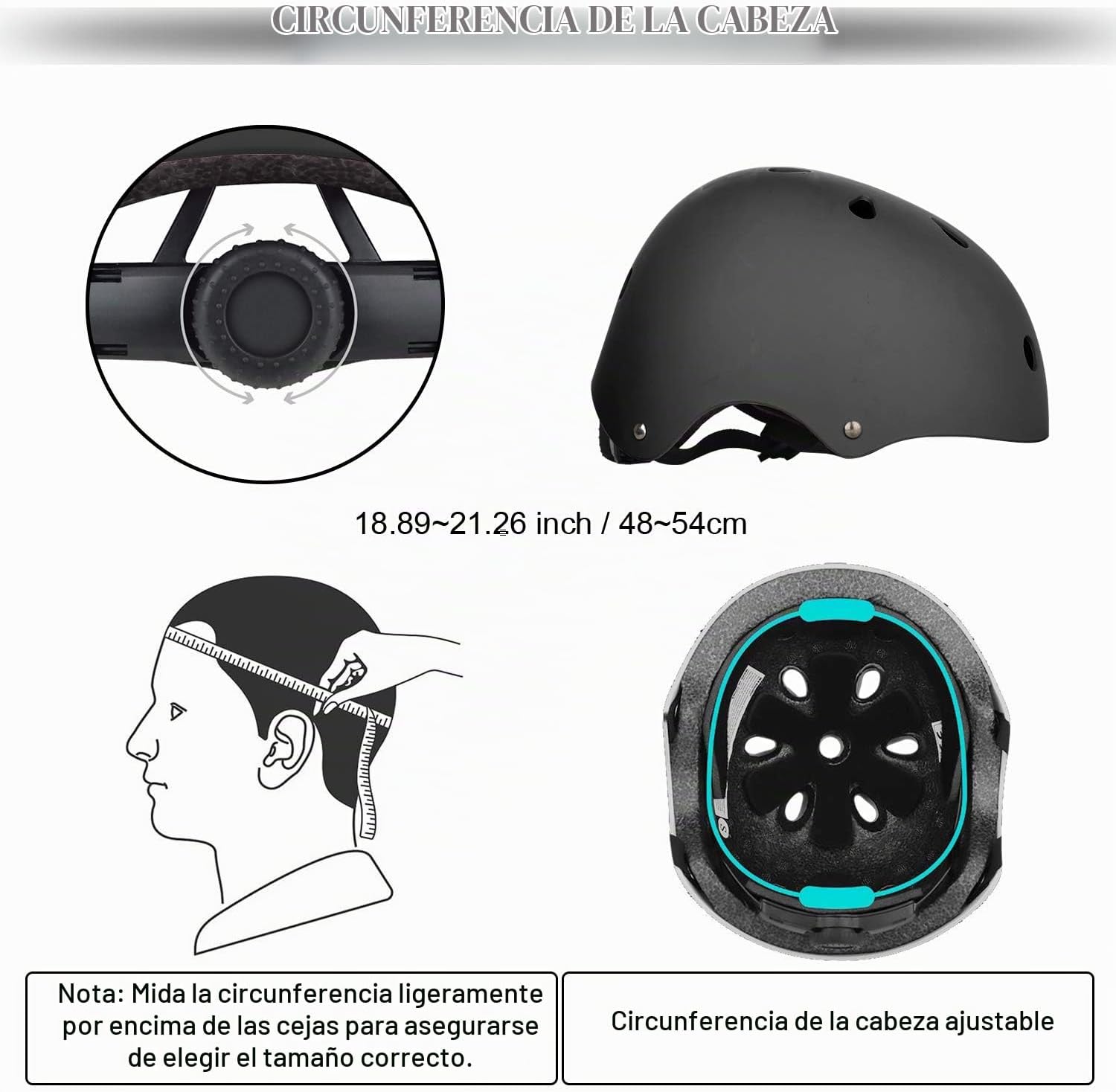 WayEee Juego de casco de bicicleta para niños, rodilleras, equipo d...
