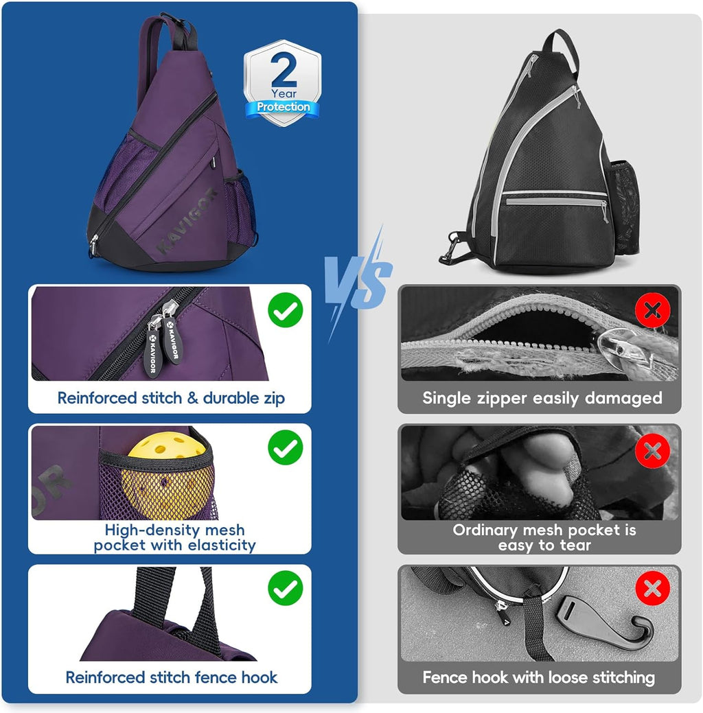 KAVIGOR Bolsa de pickleball 2025, mochila ultraligera convertible c...