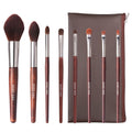 ENZO KEN Juego de brochas de maquillaje de nogal profesional, juego...