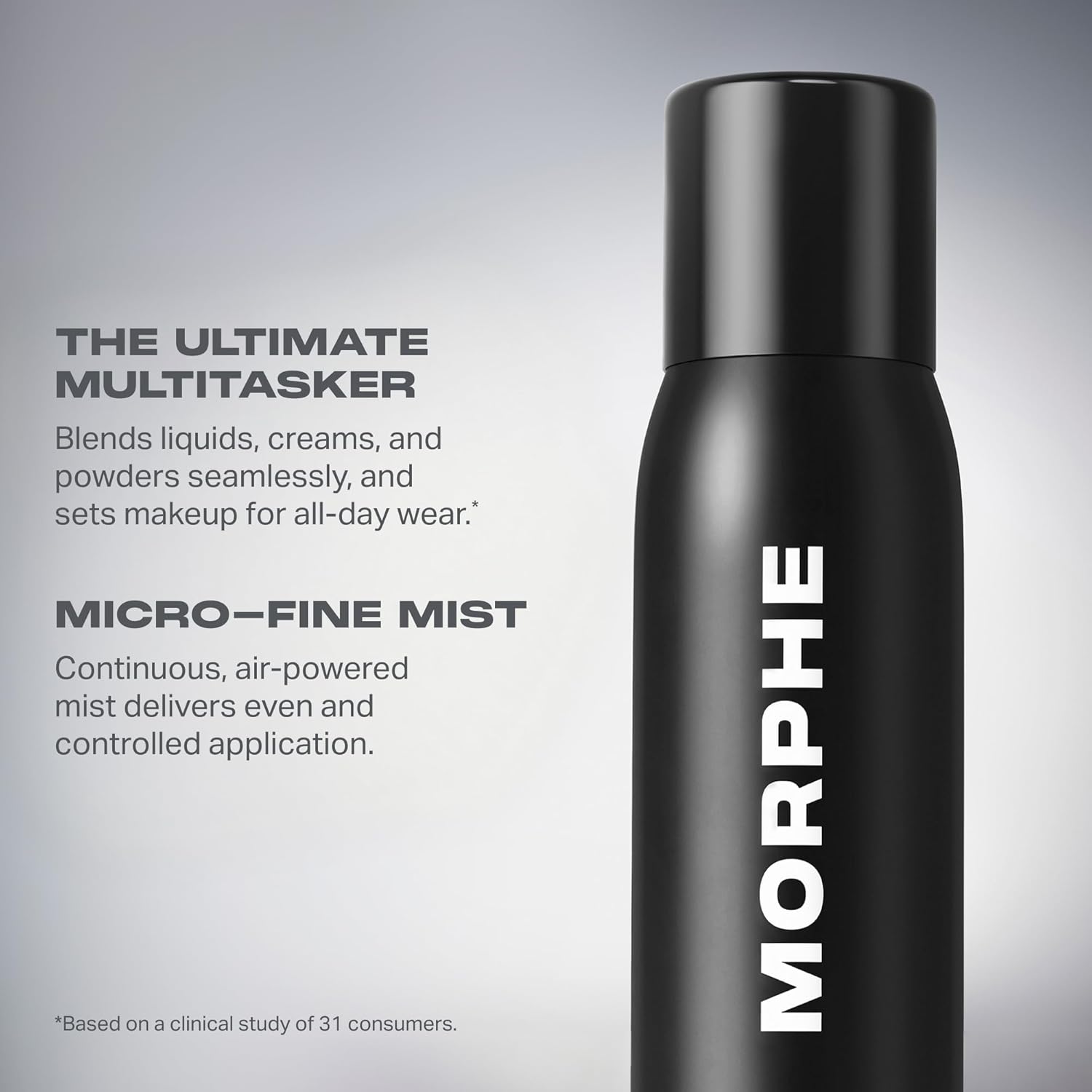 Morphe Continuous Setting Mist - Spray fijador de maquillaje microf...