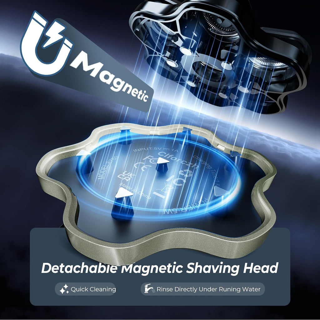 Xcdgiogw Afeitadoras de cabeza calva para hombres: resistente al ag...