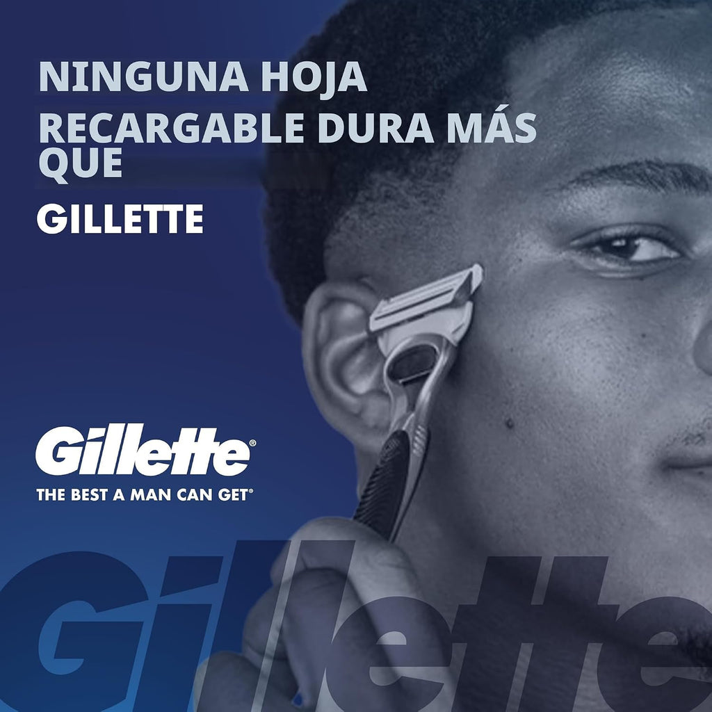 Gillette SkinGuard - Maquinillas de afeitar, 1 Gillette Razor, 4 re...