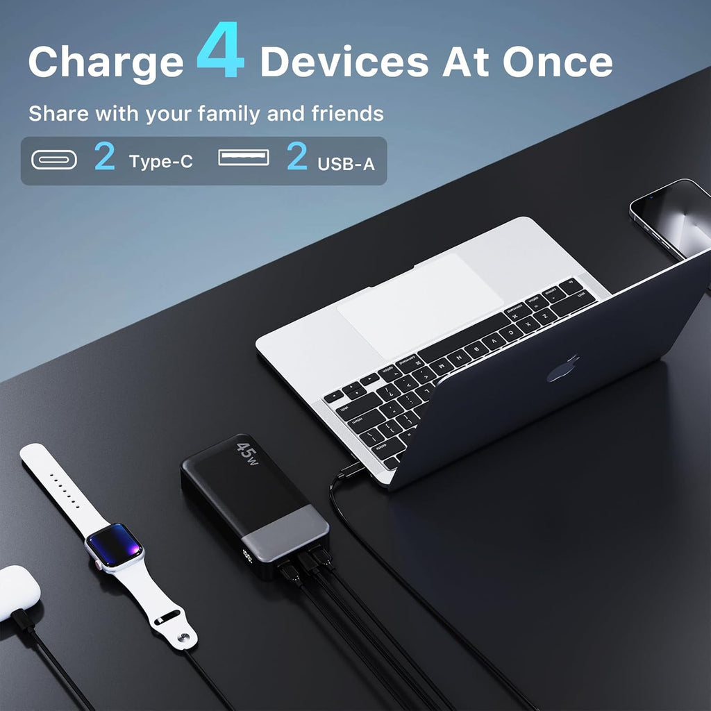 NOBIS Cargador Portátil, Banco de Energía de 20000mAh, Banco de Ene...