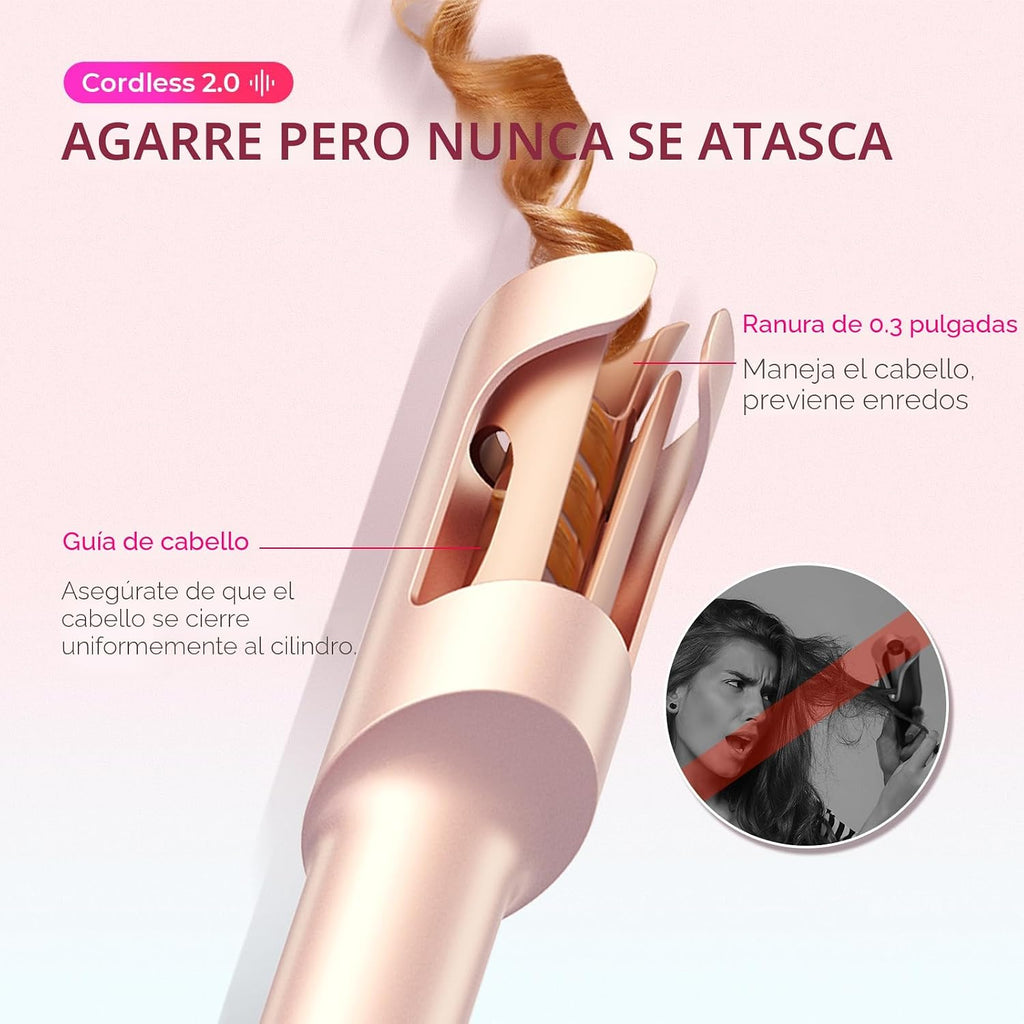 Rizador Inalámbrico Automático TYMO - TYMO CurlGo de 1 Pulgada, Riz...