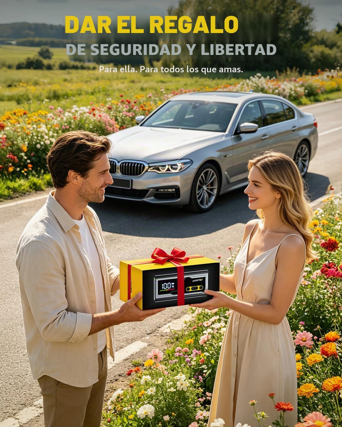 AUXITO T4 8000A portátil 12V batería de coche arrancador de salto p...
