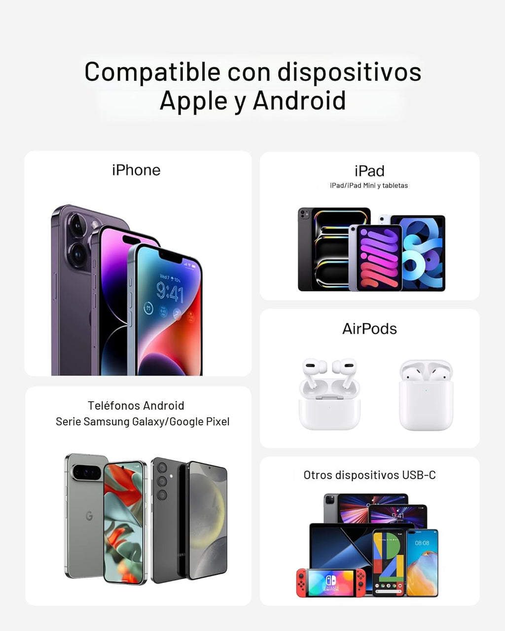 Belkin Cargador portátil para iPhone\/Android (10,000 mAh), batería...