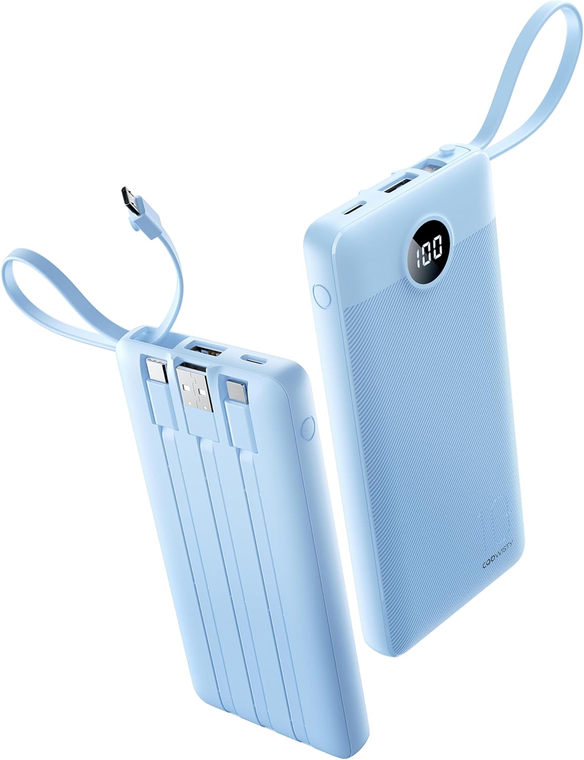 Coowisty - Cargador portátil de 10000 mAh, banco de energía delgado...