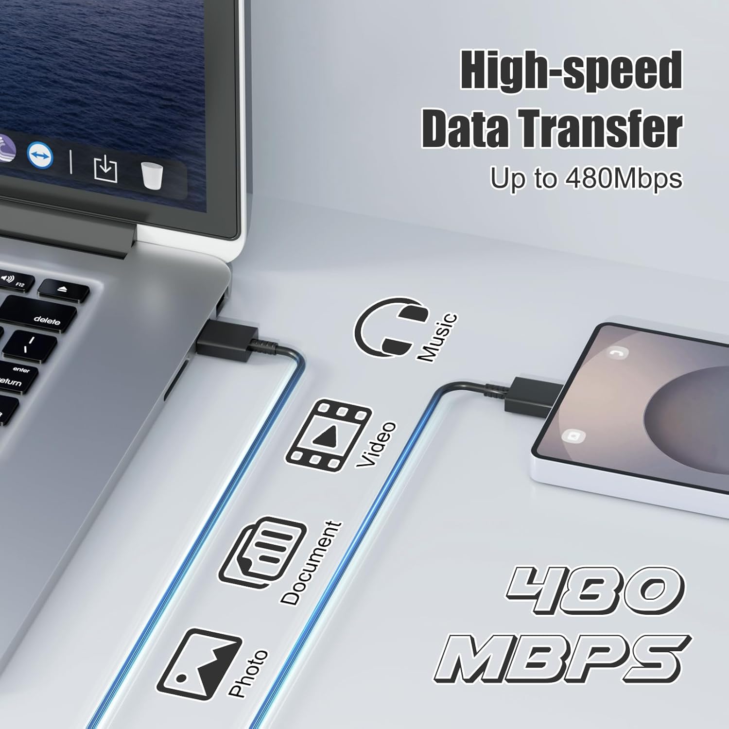 Samsung - Cargador súper rápido de 45 W, cargador USB C para teléfo...