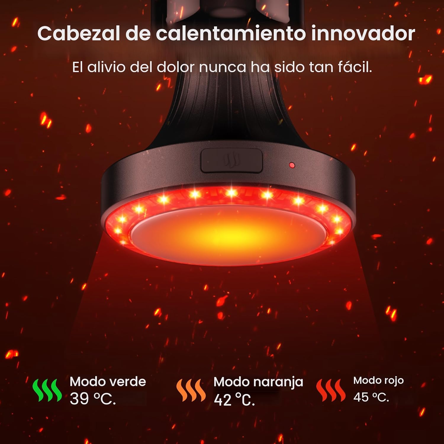 NAPRE Pistola de masaje desmontable 3 en 1 con calor, mini pistola...