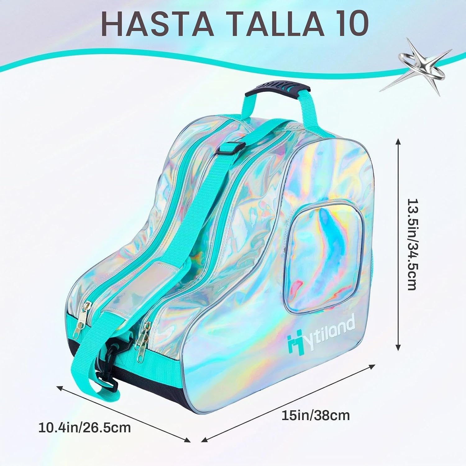 Hytiland Roller Skate Bag for Inline Skates Ice Skates and Figure S...