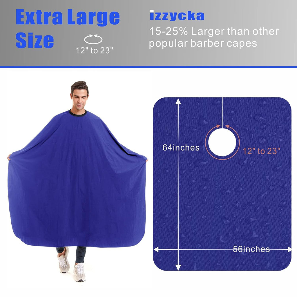 izzycka - Capa de peluquero para hombres - Capa de corte de pelo im...