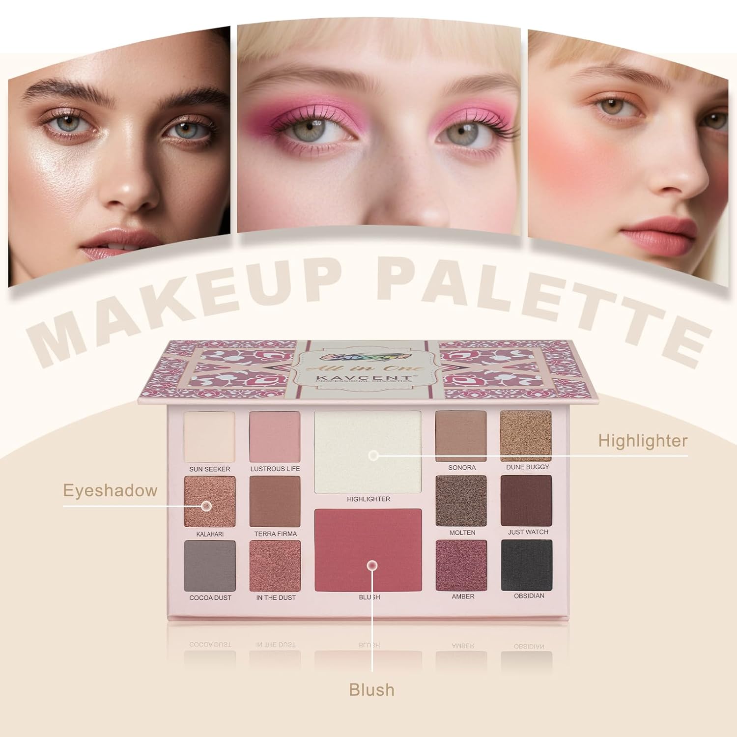 Juego de maquillaje para adolescentes, kit completo de maquillaje p...