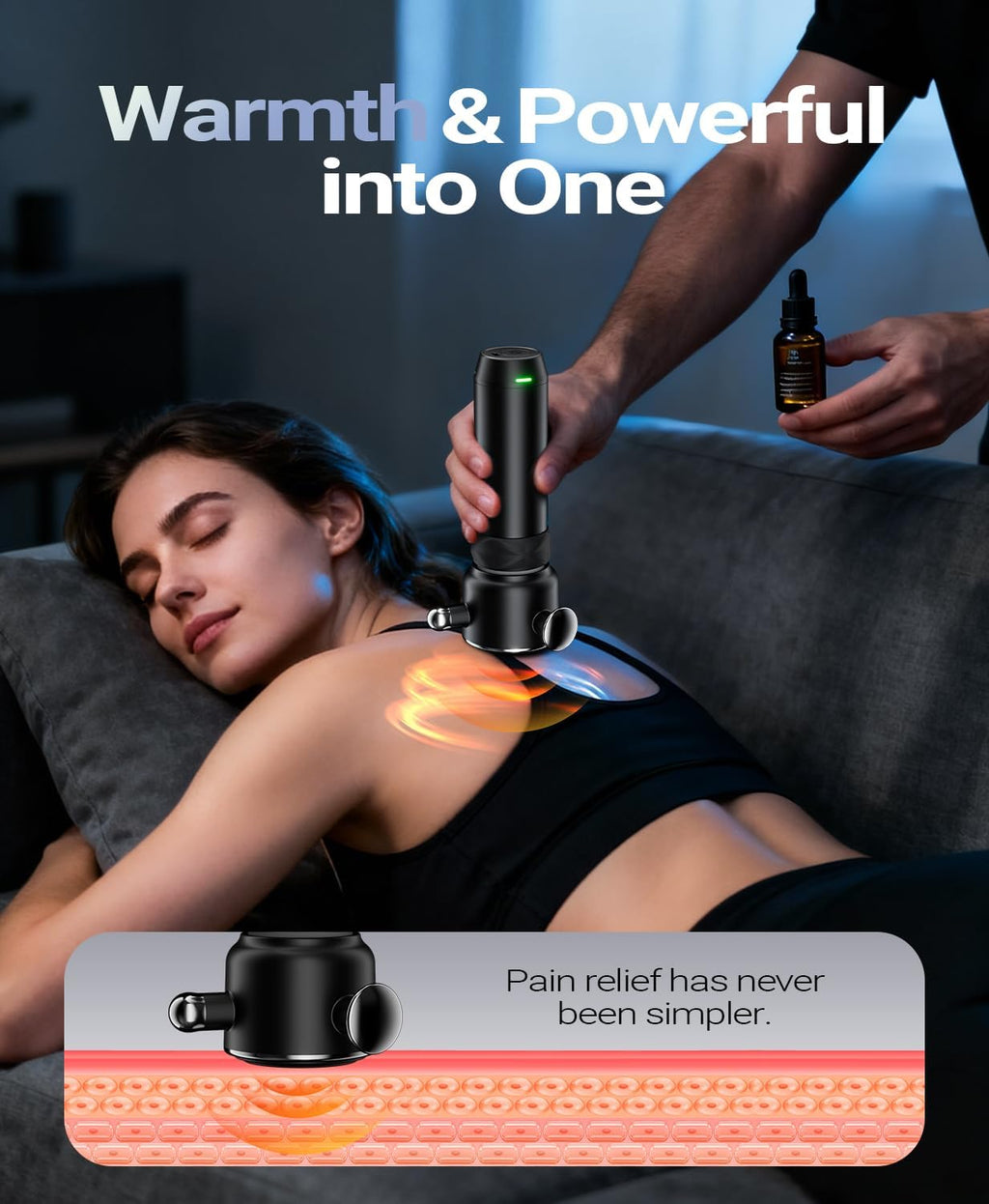 HYAKO R1 Masajeador Muscular Vibratorio de Tejido Profundo - Masaje...