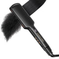 Plancha de titanio para cabello natural, plancha de pelo de 2 pulga...