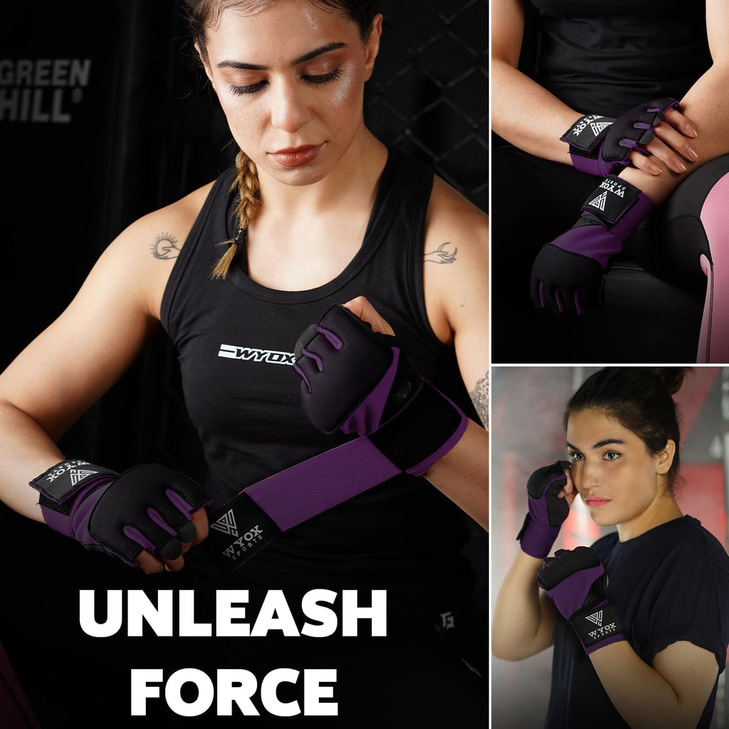 WYOX Guantes interiores de boxeo de gel para hombres y mujeres, cor...