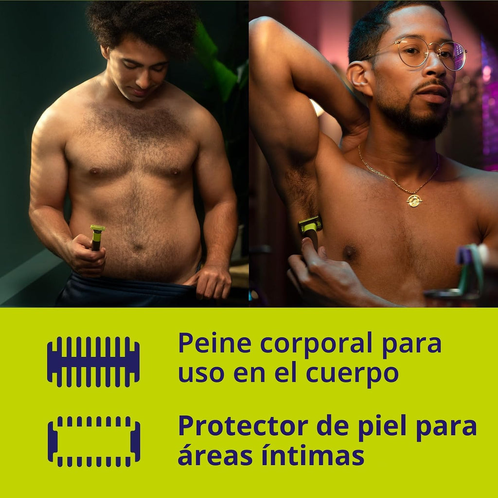 Philips Norelco OneBlade 360 con conectividad recortadora y afeitad...