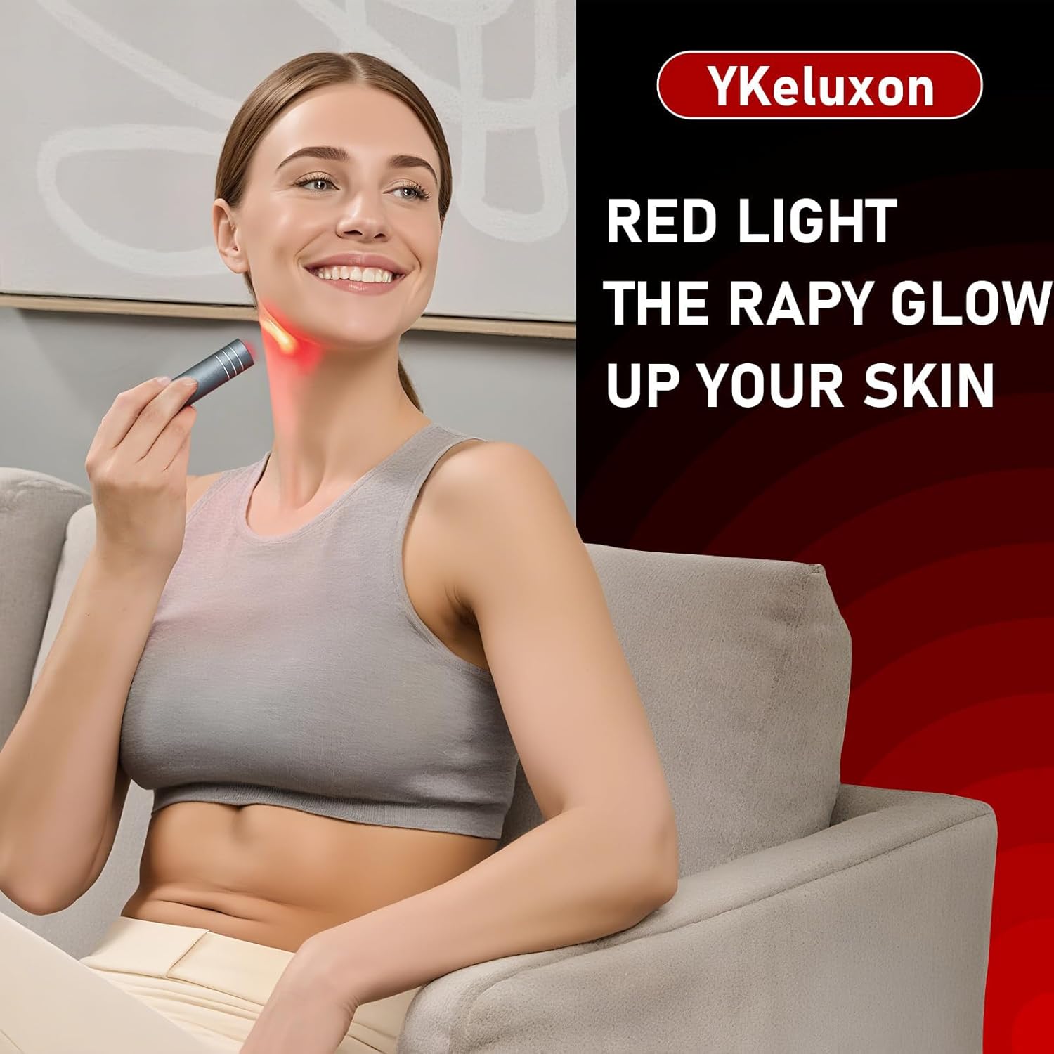 YKeluxon Dispositivo de terapia de luz roja infrarroja para articul...