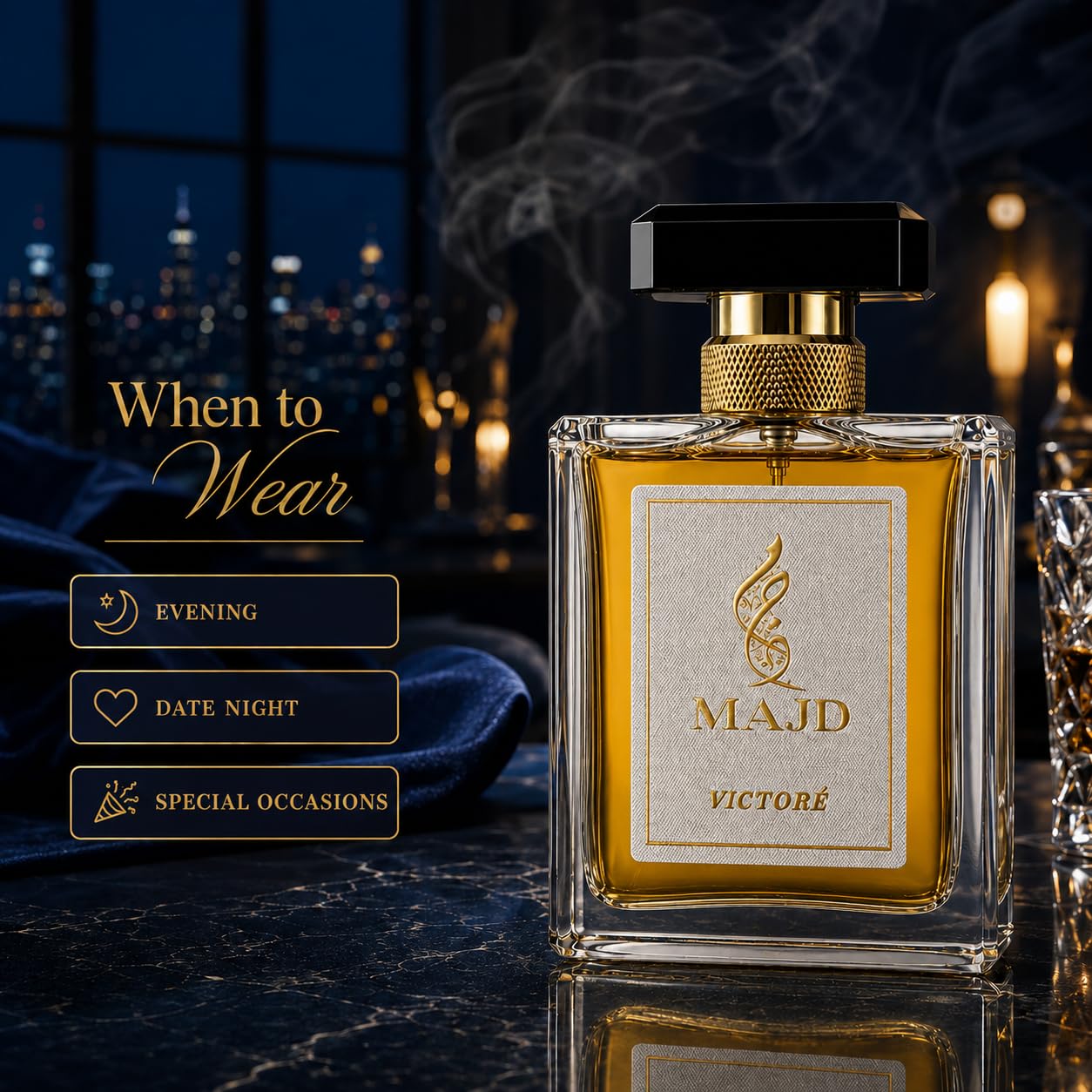 MAJD FRAGRANCES VICTORÉ Inspirado en A-ven-tus - Eau de Parfum Spra...