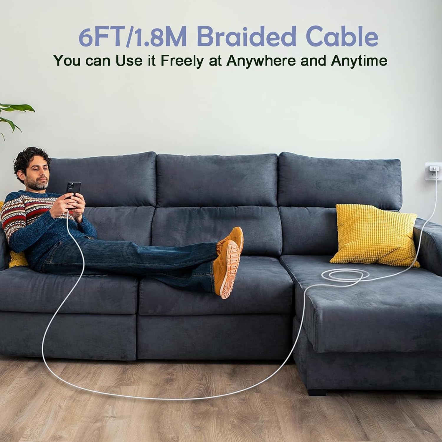 [Certificado Apple MFi] Cargador rápido para iPhone, cargador rápid...