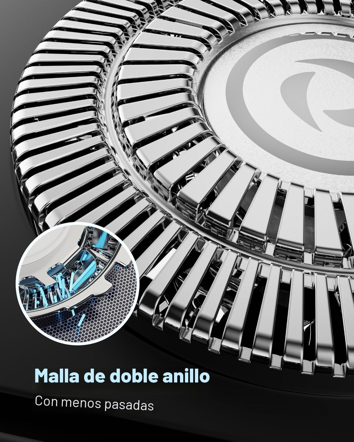 Maquinilla de afeitar eléctrica para hombres inalámbrica: afeitador...