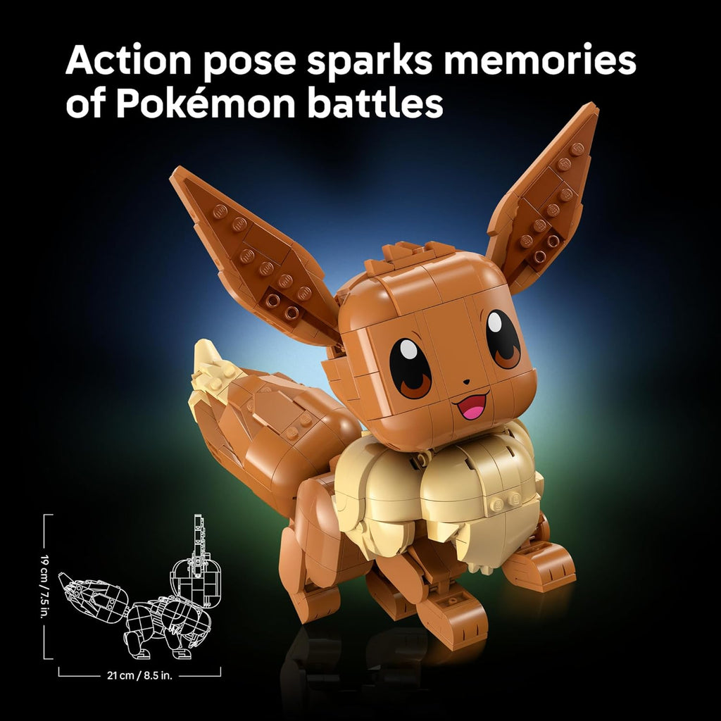 LEGO Pokémon Eevee - Juego de construcción coleccionable para adult...