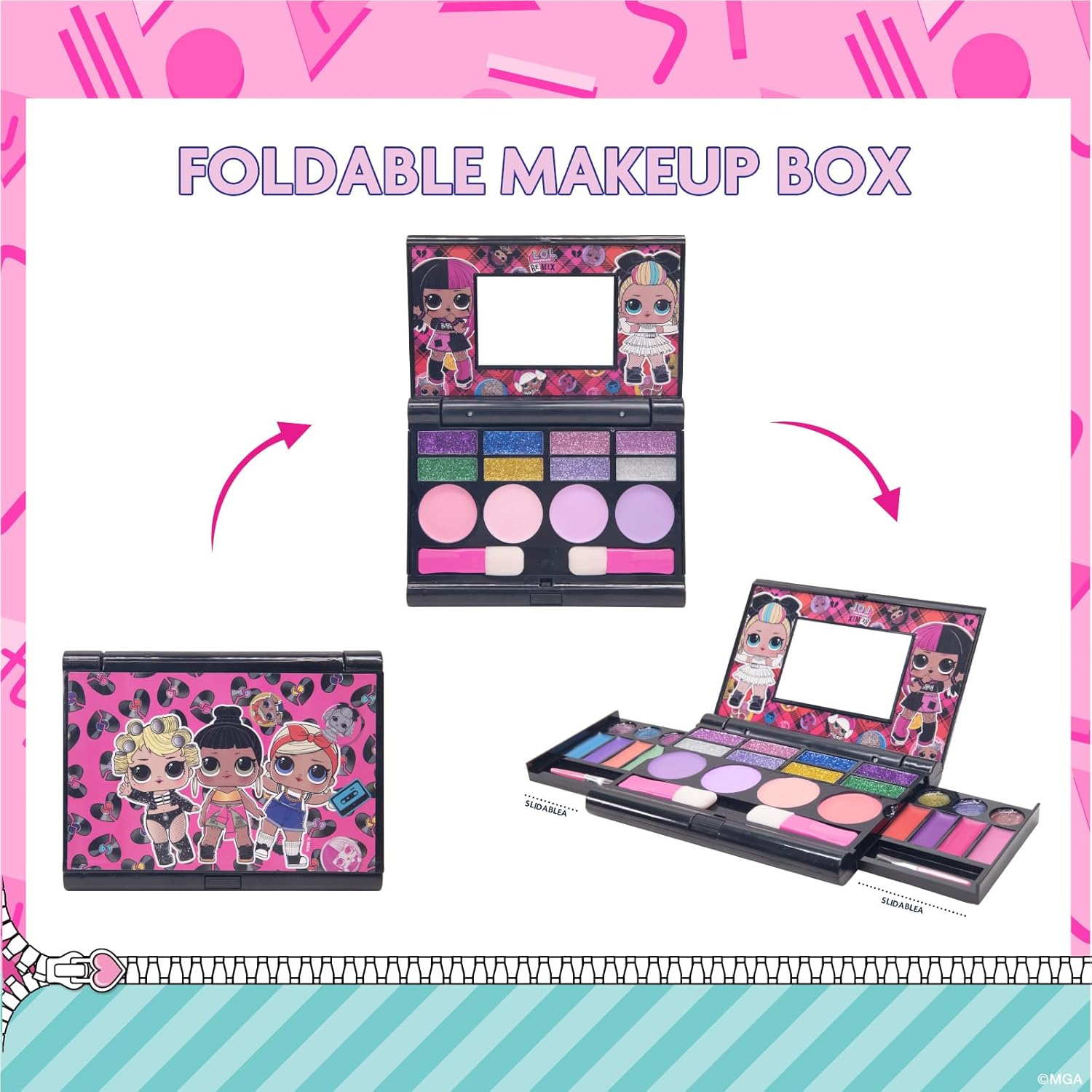 ¡Sorpresa L.O.L! Set compacto de cosméticos para niños Todo en Uno...