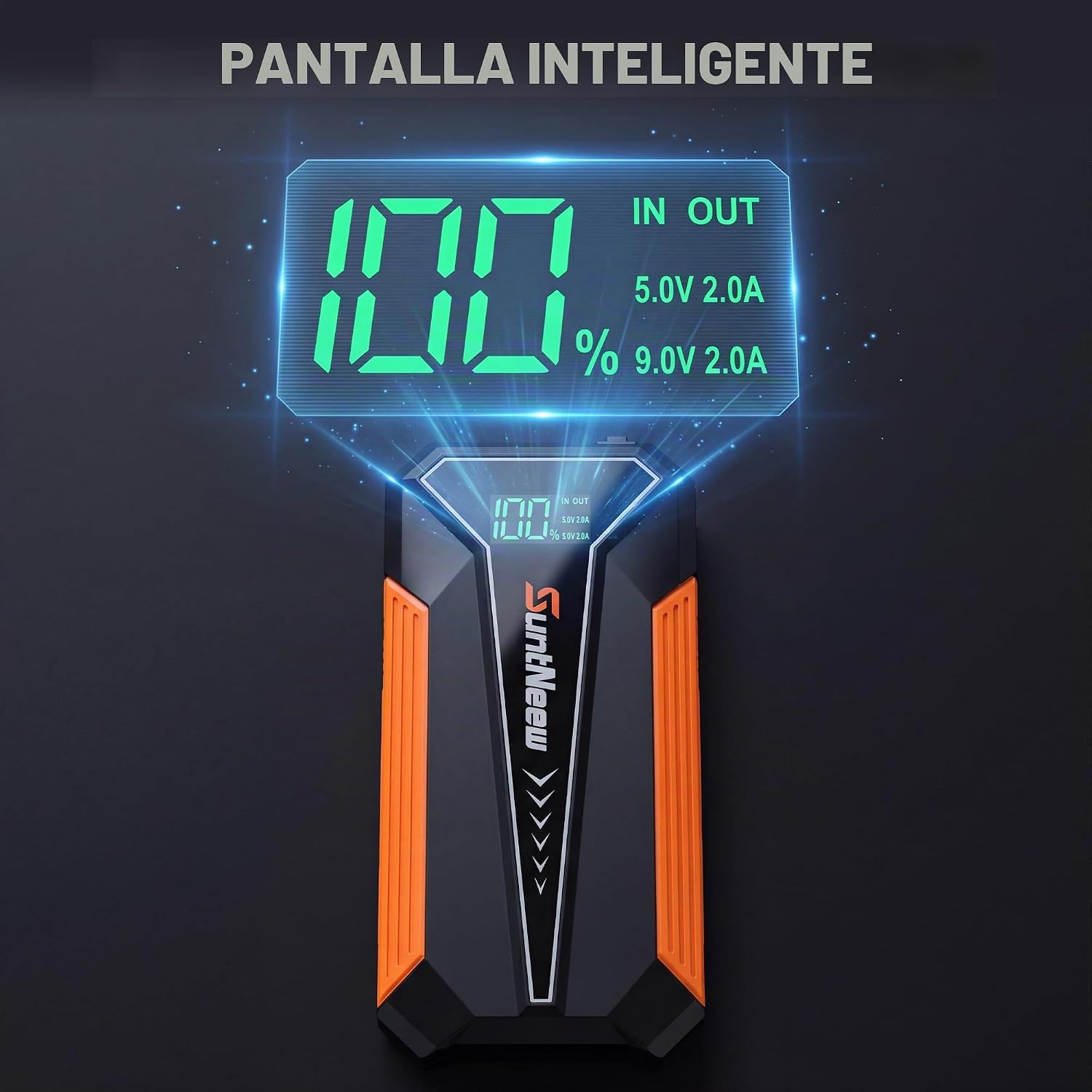 Jump Starter Power Bank de 8000 mAh (hasta 6.5 L de gasolina\/5.0 L...