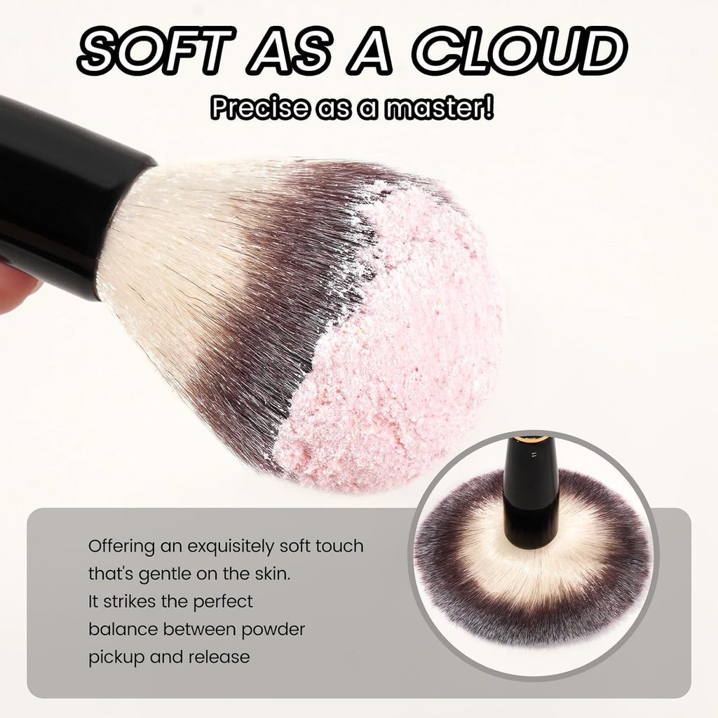 MAANGE Juego de 16 brochas de maquillaje profesionales para base de...